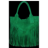 GEANȚĂ DE DAMĂ shopper bag Vittoria Gotti verde de zmeu VPOS9